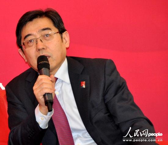 商務部歐洲司副司長馬社(攝影:人民網(wǎng) 鄭青亭)