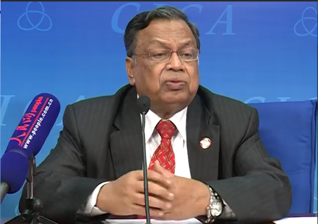 孟加拉國外長艾哈邁德·阿里接受訪談