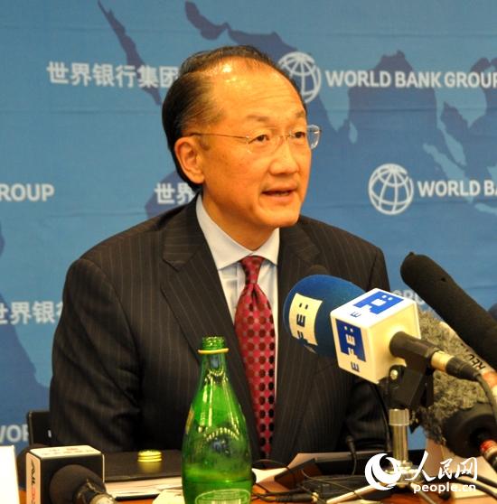 世界銀行行長金墉(攝影:人民網(wǎng) 鄭青亭)