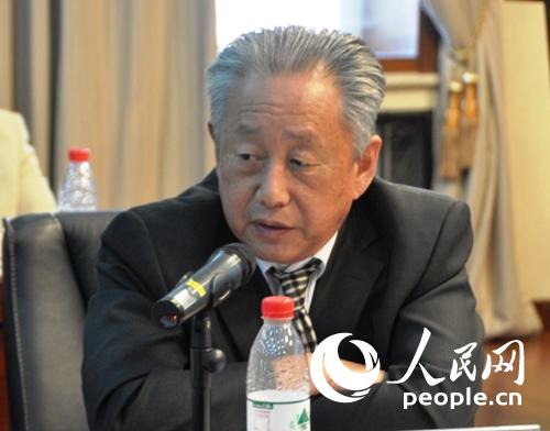 中國(guó)社會(huì)科學(xué)院日本研究所研究員蔣立峰(攝影:人民網(wǎng) 鄭青亭)