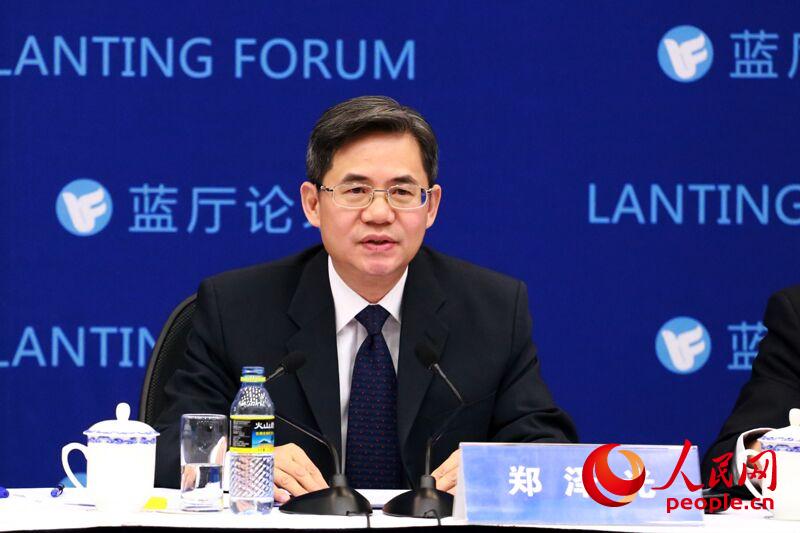 外交部副部長(zhǎng)鄭澤光 (人民網(wǎng)記者 代睿攝)