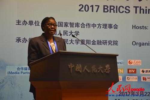 南非駐華大使多拉娜·姆西曼 劉亞潔攝