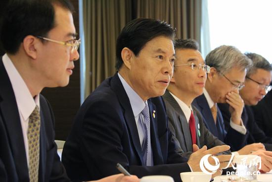 中國商務部部長鐘山(許永新 攝)