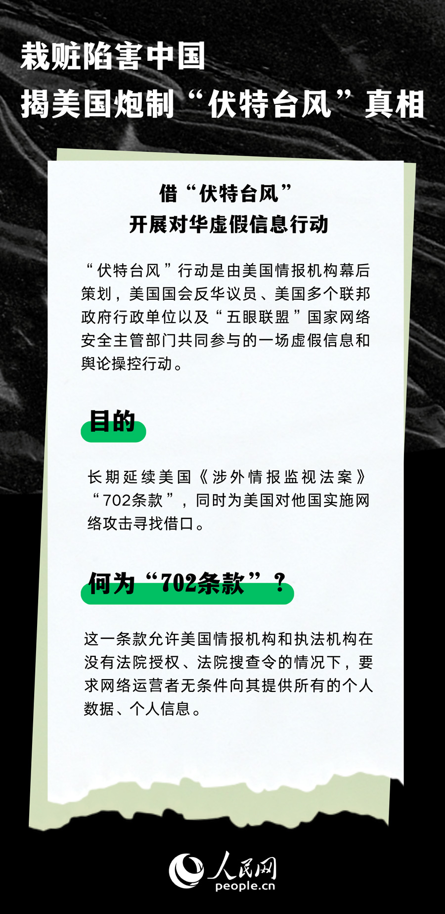 栽贓陷害中國(guó) 揭開美國(guó)炮制“伏特臺(tái)風(fēng)”真相