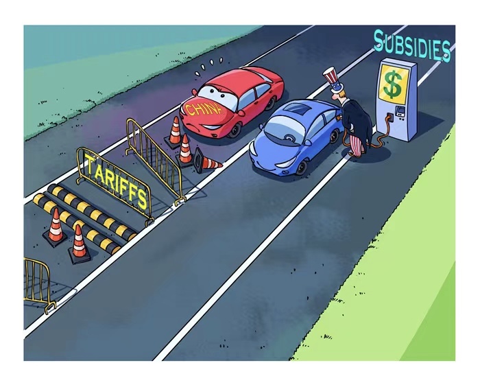 漫畫作者：馬宏亮（人民網(wǎng)版權(quán)圖片，未經(jīng)授權(quán)請勿轉(zhuǎn)載。）