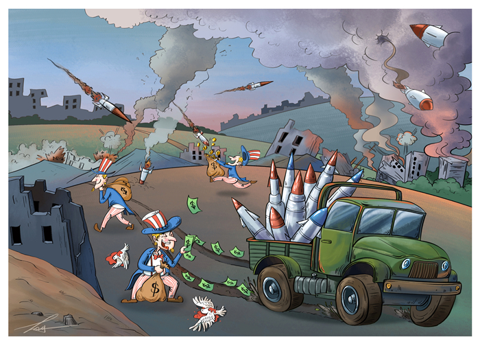 漫畫作者：譚希光（人民網(wǎng)版權(quán)圖片，未經(jīng)授權(quán)，請勿轉(zhuǎn)載。）