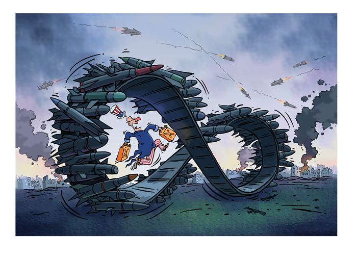 漫畫作者：馬宏亮（人民網(wǎng)版權(quán)圖片，未經(jīng)授權(quán)請勿轉(zhuǎn)載。）