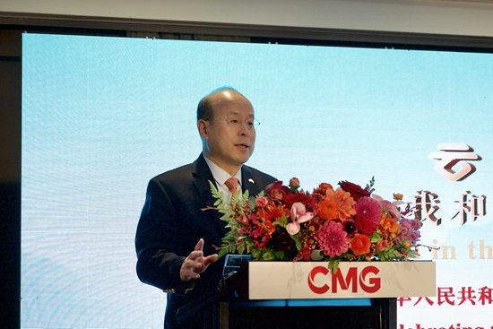 中國(guó)駐澳大利亞大使肖千出席活動(dòng)并致辭。張舒惠攝