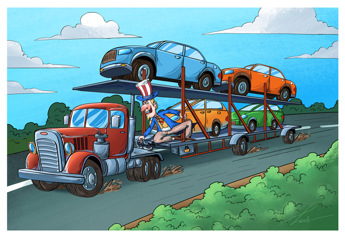 漫畫作者：譚希光（人民網(wǎng)版權(quán)圖片，未經(jīng)授權(quán)，請勿轉(zhuǎn)載。）