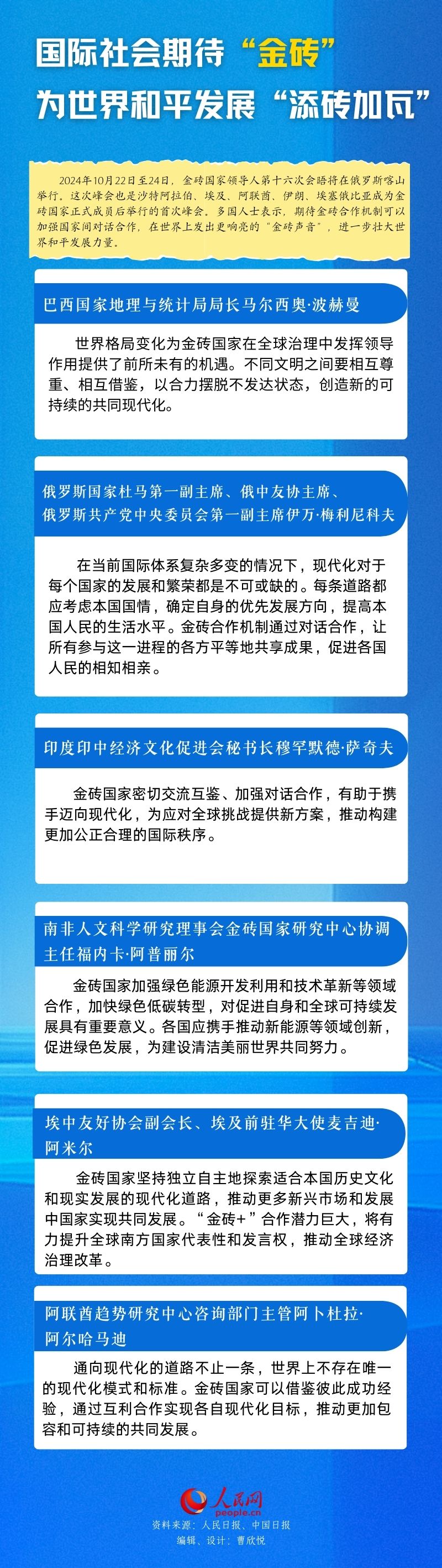 國際社會期待“金磚”為世界和平發(fā)展“添磚加瓦”