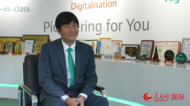 威樂(lè)集團(tuán)新興市場(chǎng)及威樂(lè)中國(guó)市場(chǎng)總監(jiān)肖倫。人民網(wǎng) 王禹蘅攝