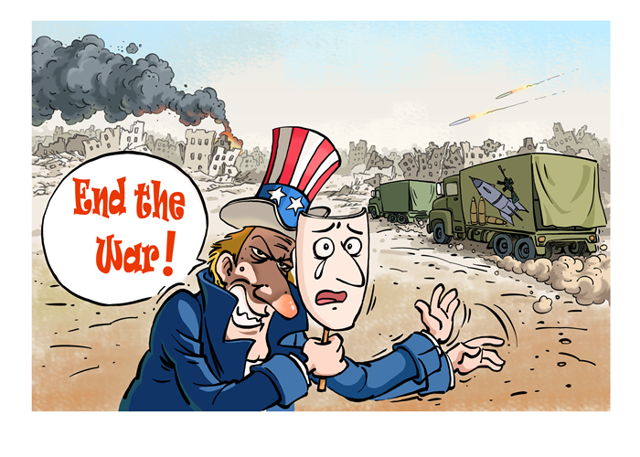 漫畫作者：馬宏亮（人民網版權圖片，未經授權請勿轉載。）