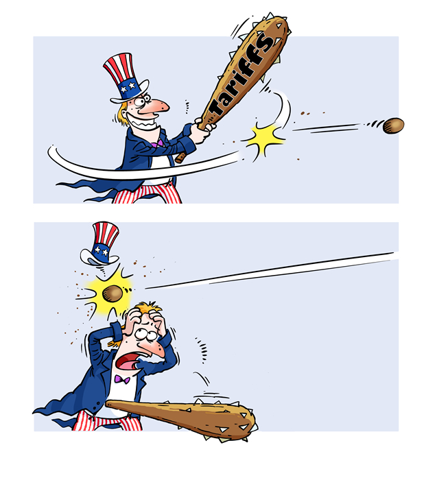 漫畫作者：馬宏亮（人民網版權圖片，未經授權請勿轉載。）