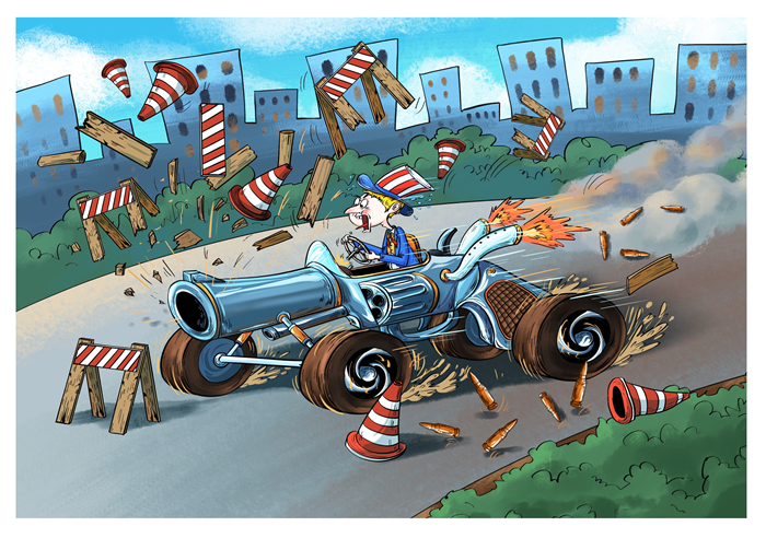 漫畫作者：譚希光（人民網版權圖片，未經授權，請勿轉載。）