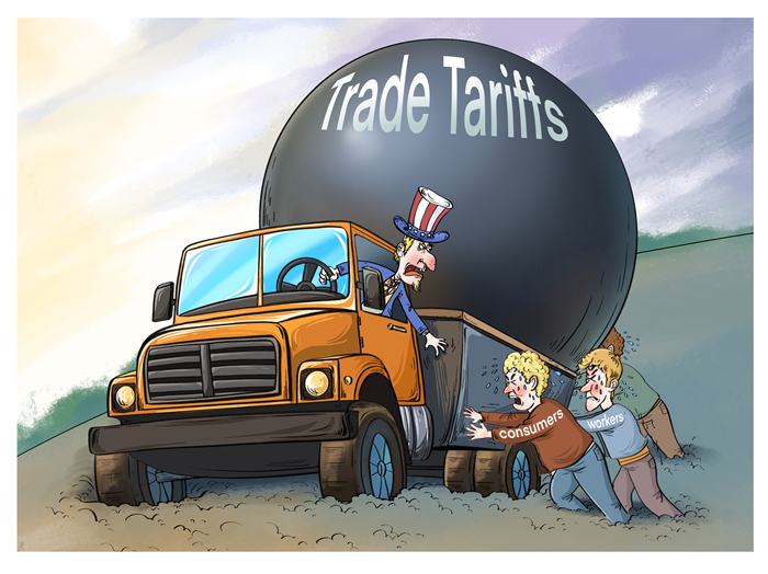 漫畫作者：譚希光（人民網(wǎng)版權(quán)圖片，未經(jīng)授權(quán)請勿轉(zhuǎn)載。）