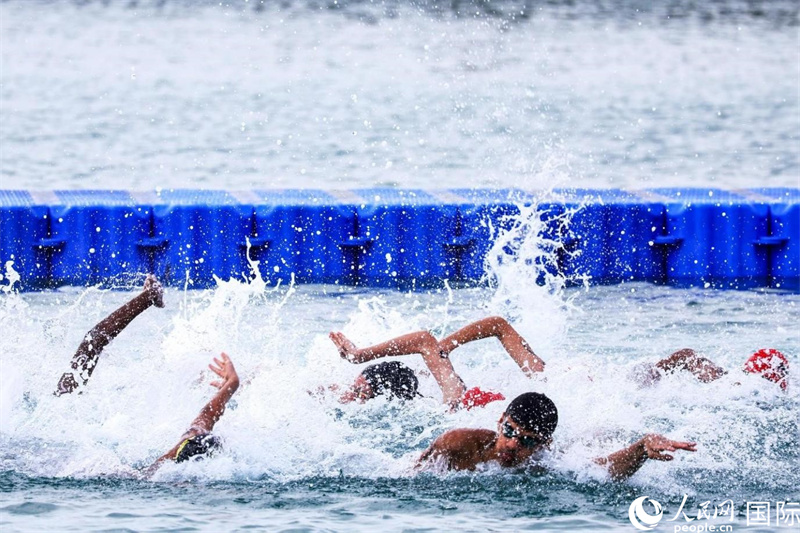 選手在比賽中。人民網 塔里克·易卜拉欣攝