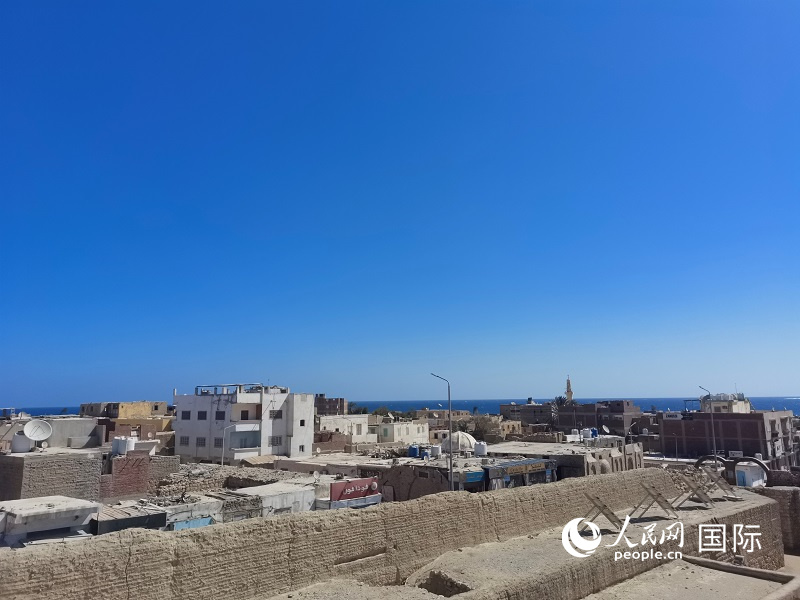 庫塞爾古城俯瞰。人民網(wǎng)記者 沈小曉攝