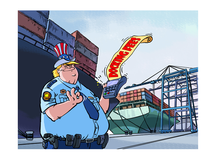 漫畫作者：馬宏亮（人民網(wǎng)版權(quán)圖片，未經(jīng)授權(quán)請勿轉(zhuǎn)載。）