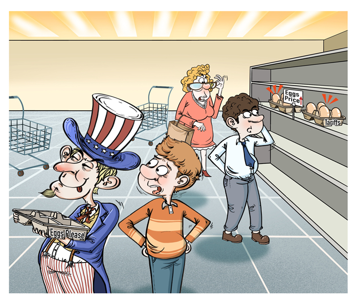 漫畫作者：譚希光（人民網(wǎng)版權(quán)圖片，未經(jīng)授權(quán)請(qǐng)勿轉(zhuǎn)載。）