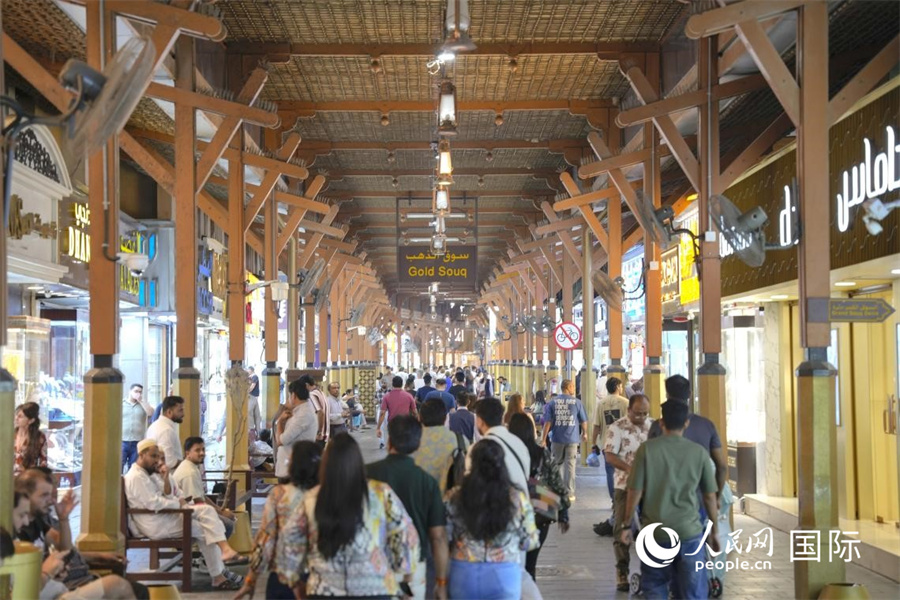 德拉大市集一景。人民網(wǎng) 塔里克·易卜拉欣攝