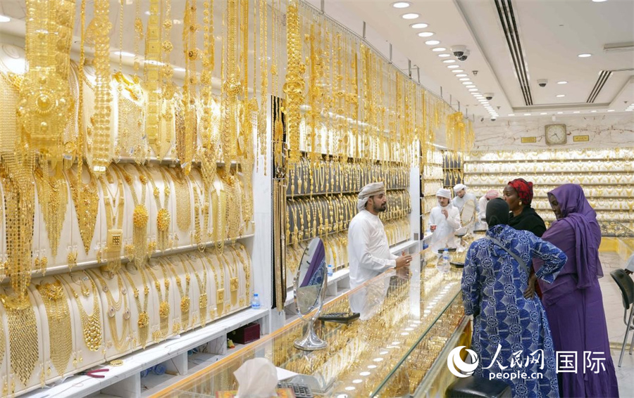 黃金市場內(nèi)場景。人民網(wǎng) 塔里克·易卜拉欣攝