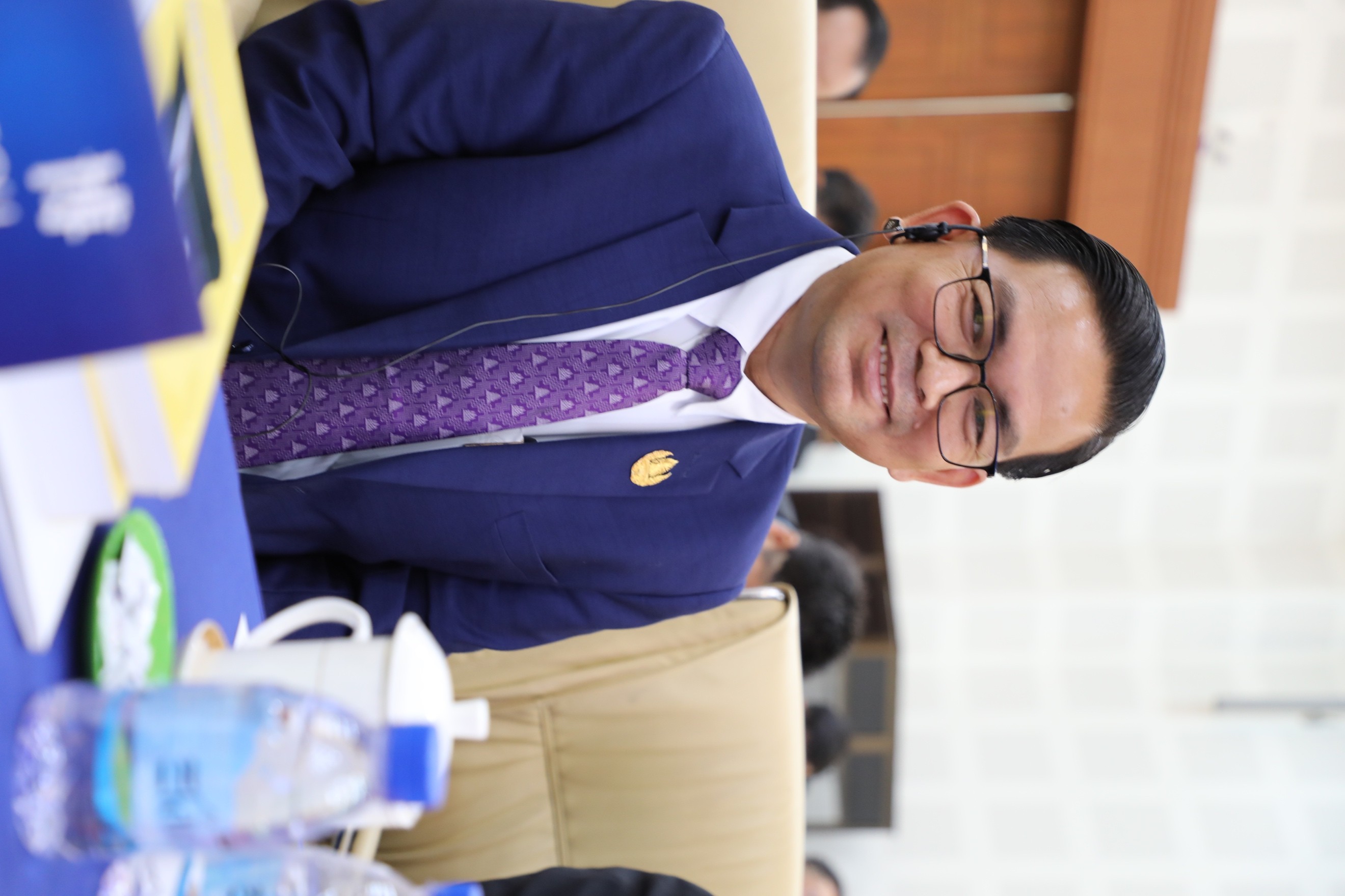 柬埔寨國際關(guān)系研究所所長金平。人民網(wǎng)記者 簡承淵攝