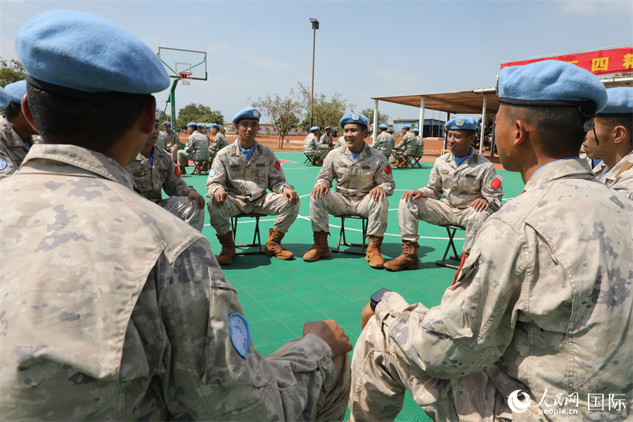 活動現(xiàn)場。維和工兵分隊供圖。