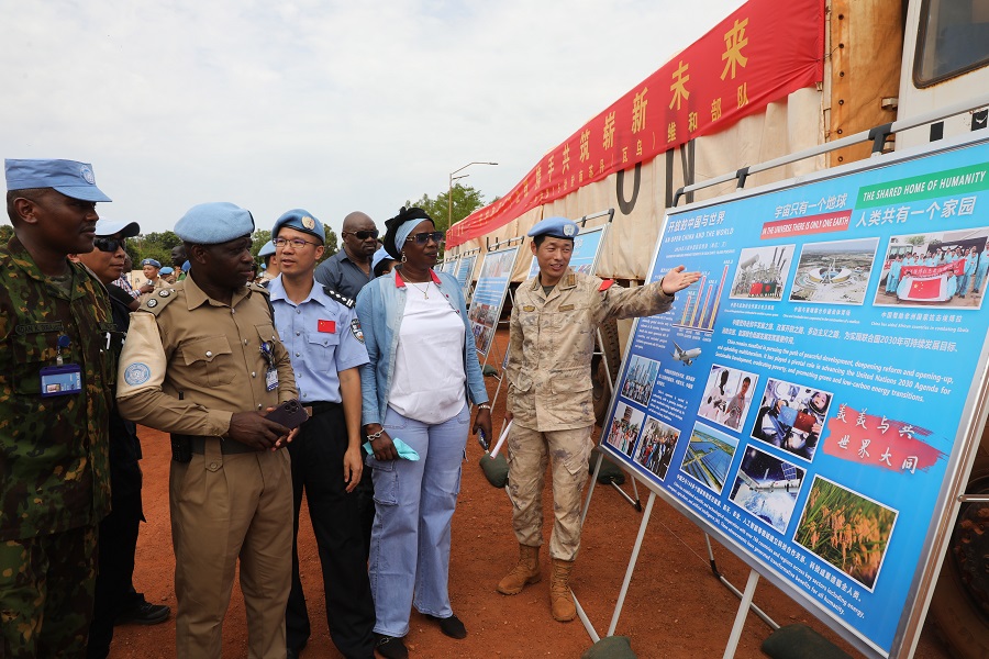 活動現(xiàn)場。維和部隊供圖