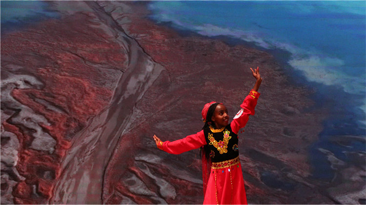 比賽現(xiàn)場(chǎng)。埃格頓大學(xué)孔子學(xué)院供圖