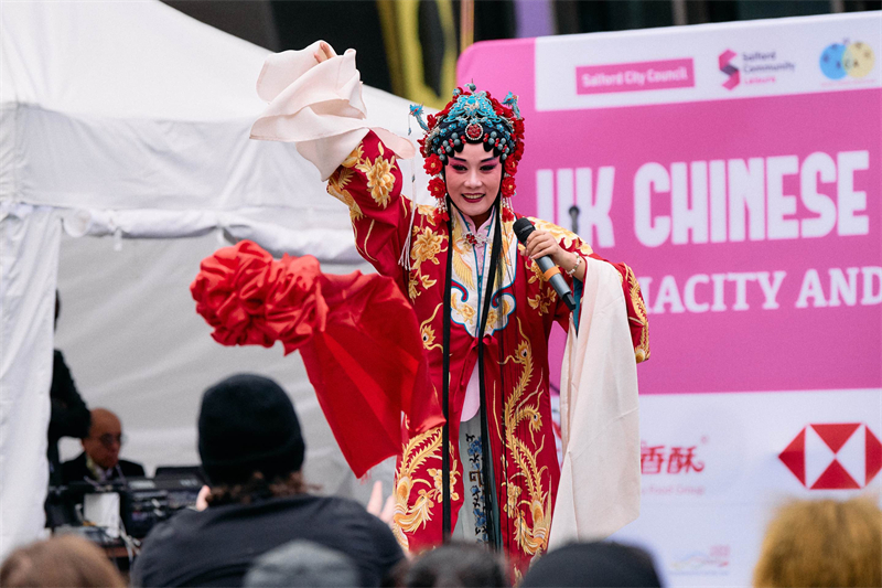 演員蔡衛(wèi)莉的秦腔表演贏得陣陣好評。 楊浩鵬攝