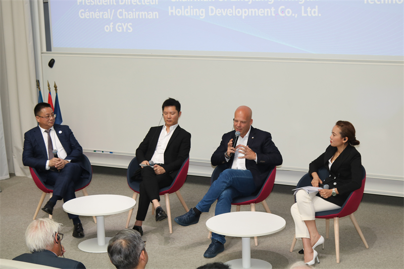 圖2：中歐企業(yè)家峰會在巴黎成功舉辦。中外企業(yè)家聯(lián)合會供圖