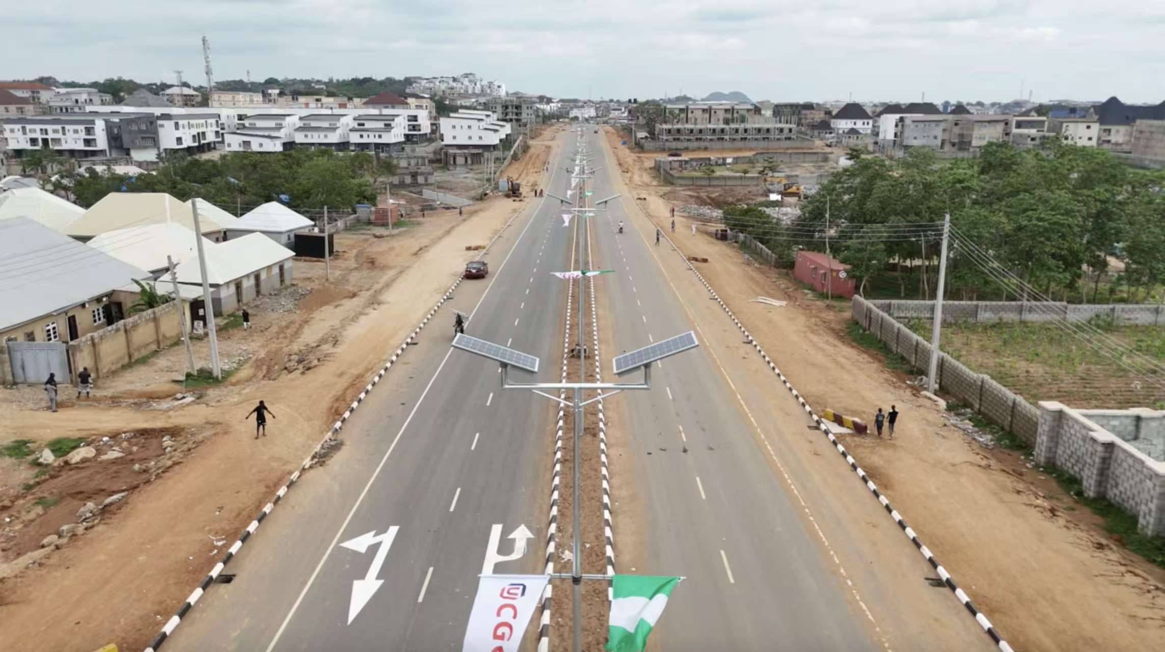 項(xiàng)目鳥(niǎo)瞰圖。中地海外尼日利亞有限公司供圖