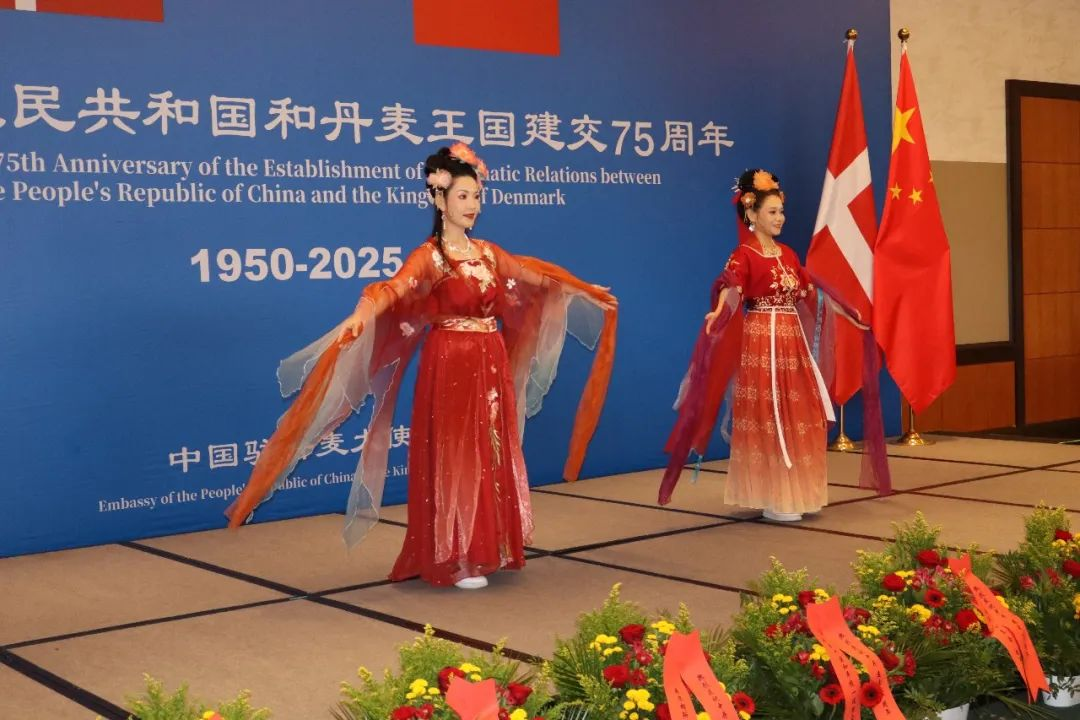 舞蹈表演。中國駐丹麥大使館供圖