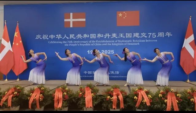 民族舞蹈。中國駐丹麥大使館供圖