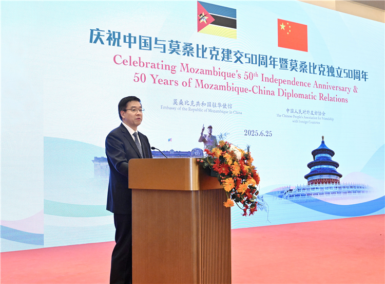 中國人民對外友好協(xié)會副會長盧向東致辭。中國人民對外友好協(xié)會供圖