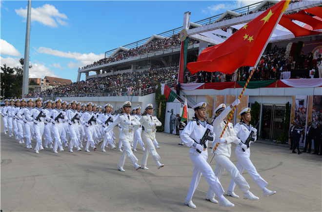 現(xiàn)場(chǎng)圖片。中國人民解放軍駐吉布提保障基地供圖
