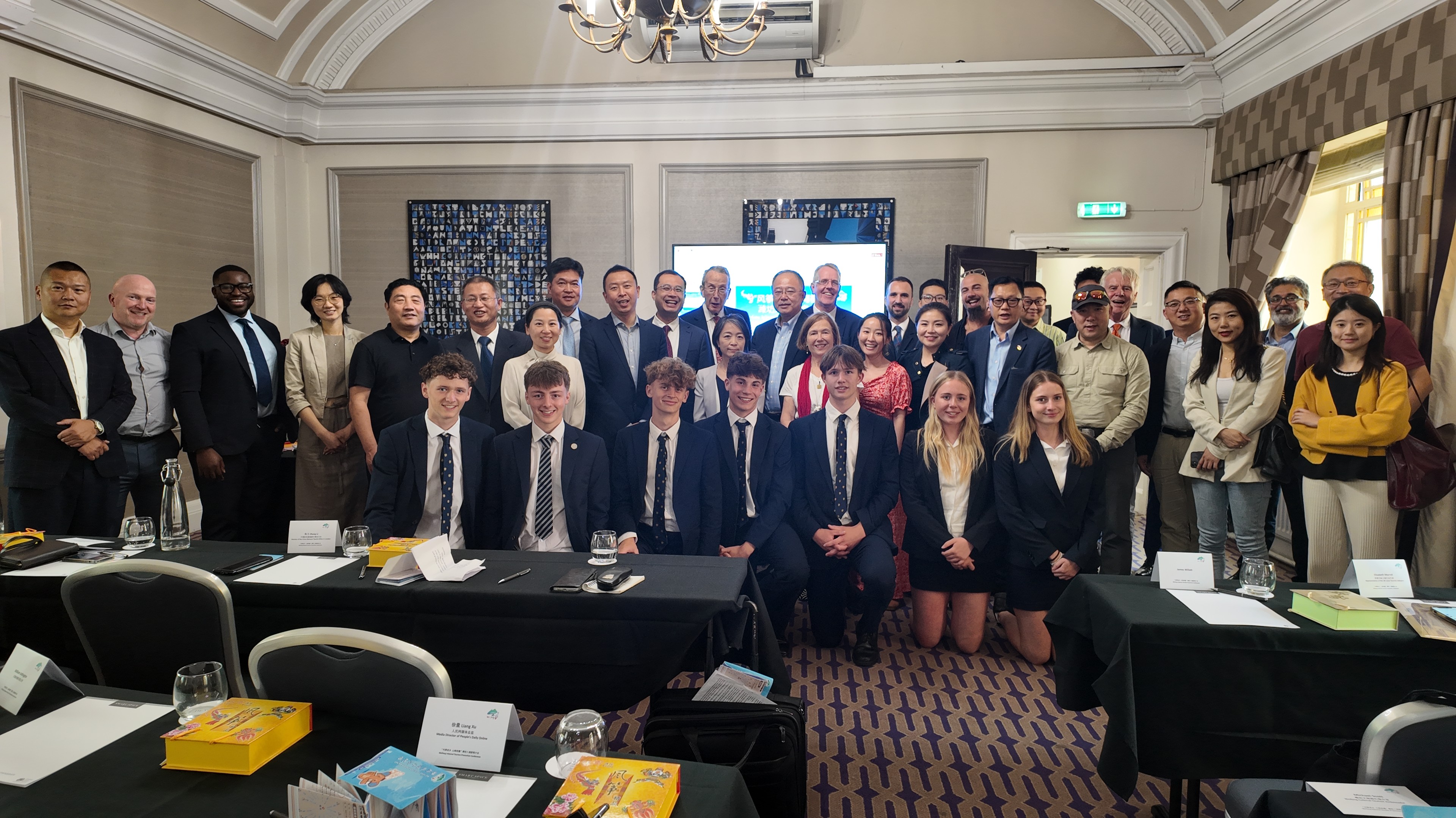 山東濰坊入境游推介會在倫敦舉行。主辦方供圖