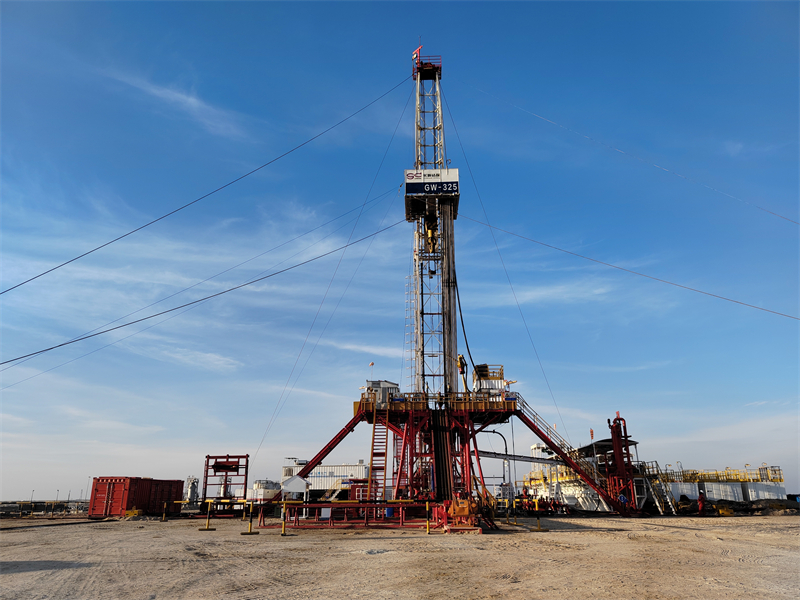 中國(guó)石油長(zhǎng)城鉆探作業(yè)現(xiàn)場(chǎng)。中國(guó)石油長(zhǎng)城鉆探供圖