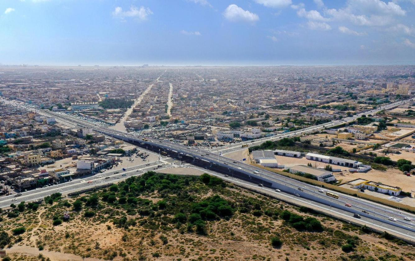 中毛友誼立交橋。中國路橋供圖