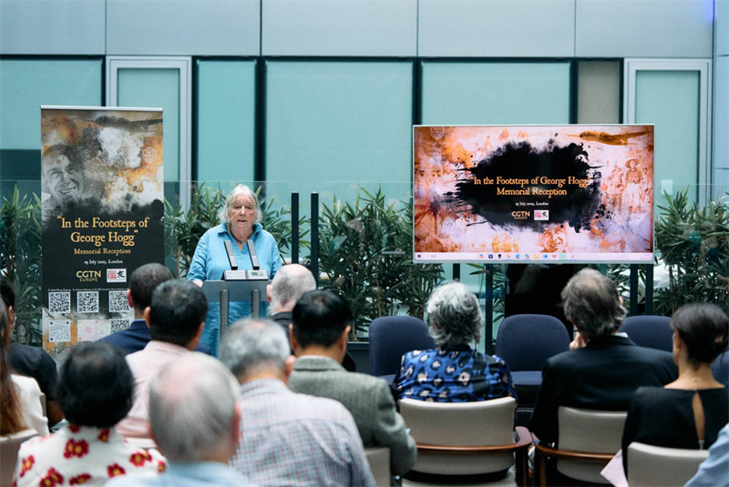 中英了解協(xié)會(huì)副主席吳芳思發(fā)表活動(dòng)感言。楊浩鵬攝