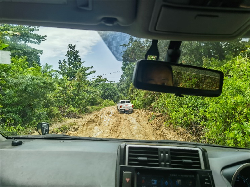 進村道路。專家組供圖