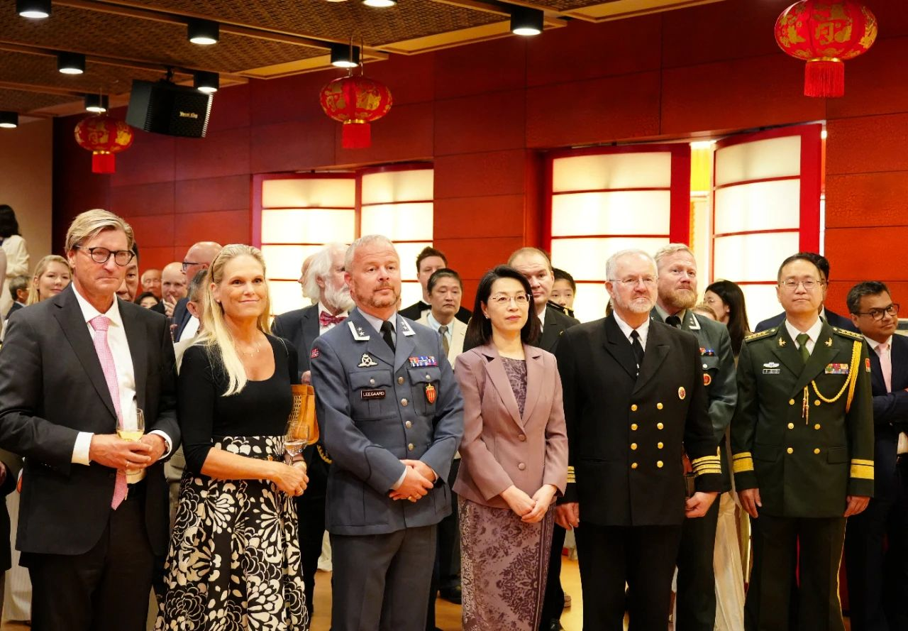 招待會現(xiàn)場。中國駐挪威大使館供圖