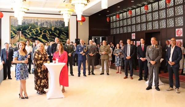 招待會(huì)現(xiàn)場(chǎng)。中國(guó)駐芬蘭大使館供圖