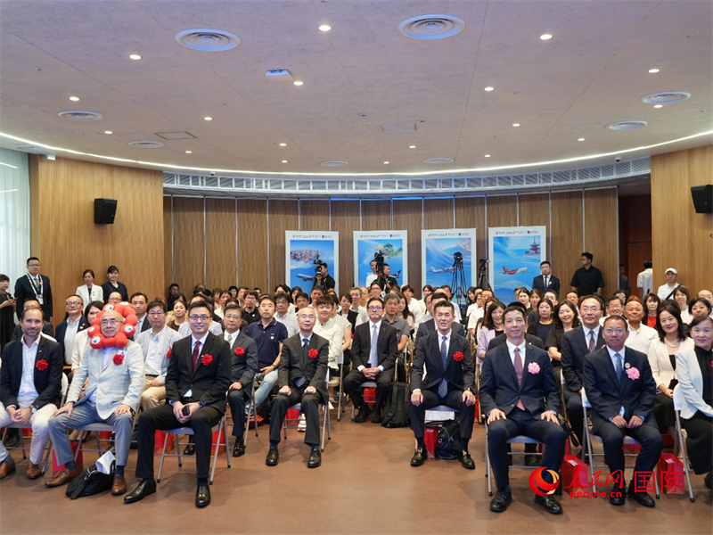 8月17日，國航在大阪世博會(huì)中國館成功舉辦“用心相伴，與愛同行”主題日活動(dòng)。人民網(wǎng) 許可攝