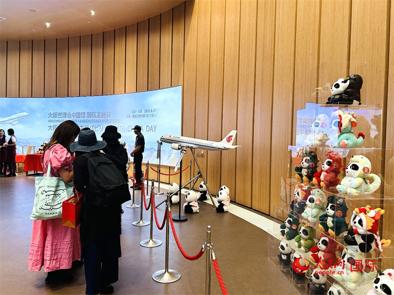 國航主題日展區(qū)吸引眾多游客打卡。人民網(wǎng) 許可攝