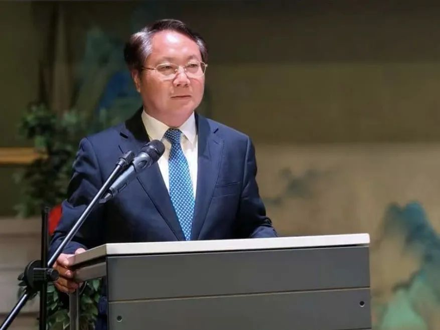 中國駐丹麥大使王雪峰出席活動并致辭。中國駐丹麥大使館供圖