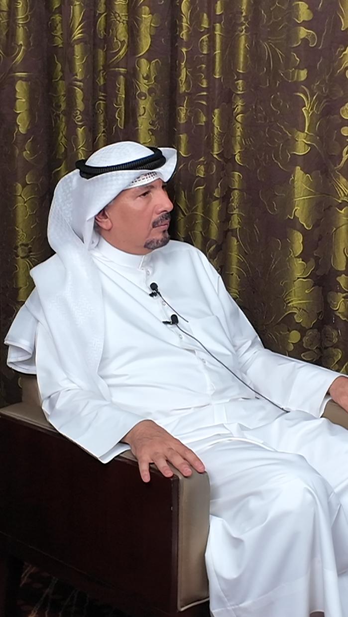 科威特駐華大使賈西姆·納吉姆接受采訪。人民網(wǎng)記者 曹欣悅攝