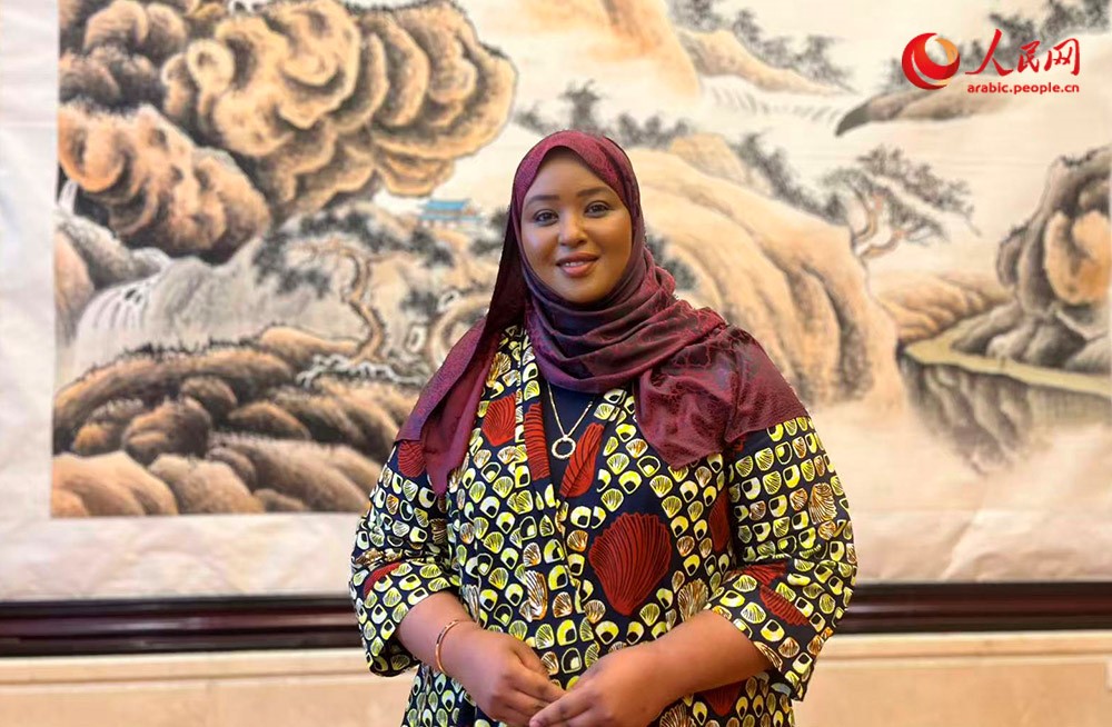 索馬里駐華大使和丹·奧斯曼·阿布迪。人民網(wǎng)記者 曾書(shū)柔攝