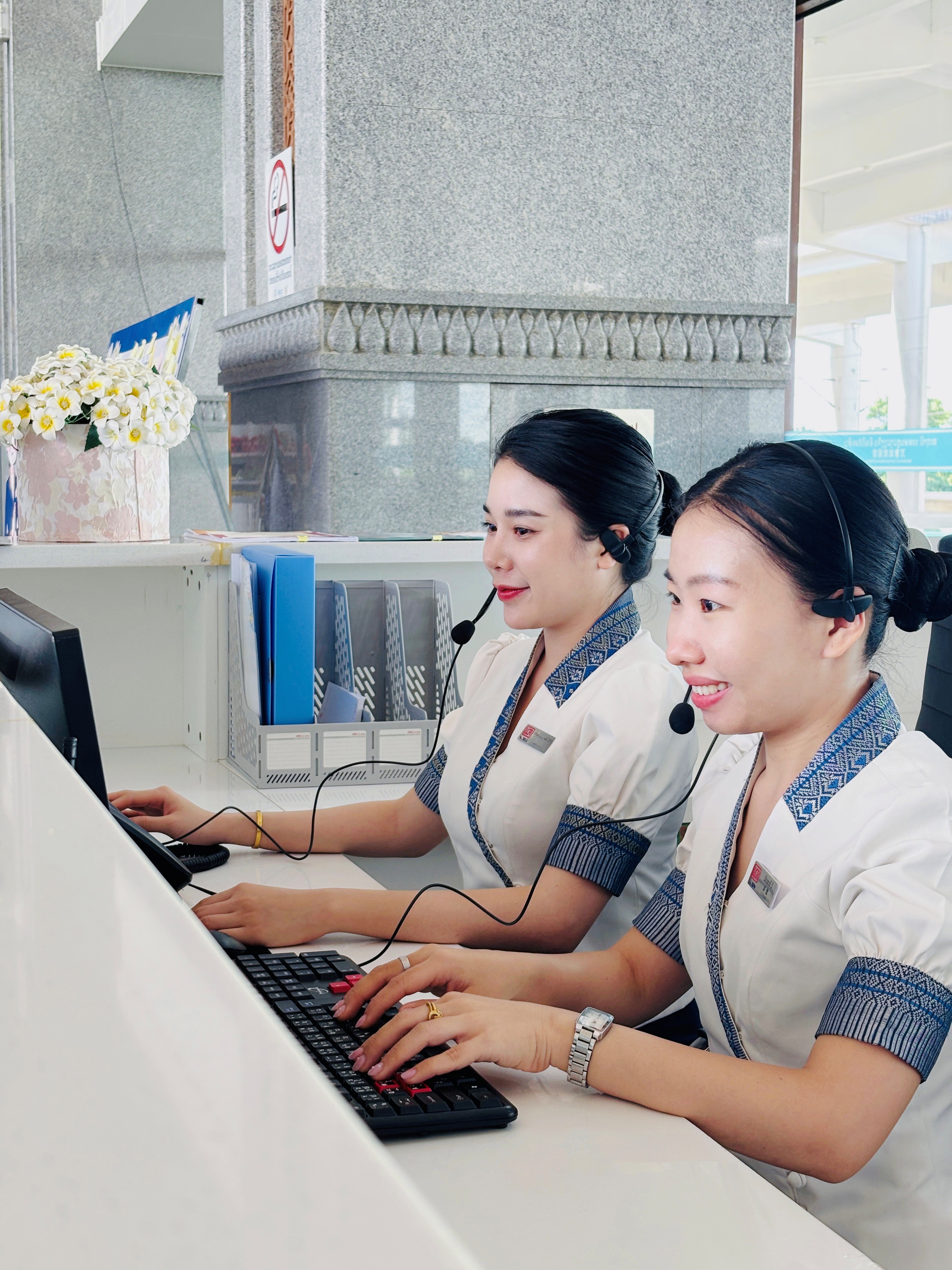 中老鐵路老撾段開通客運(yùn)服務(wù)熱線。蘇朋攝