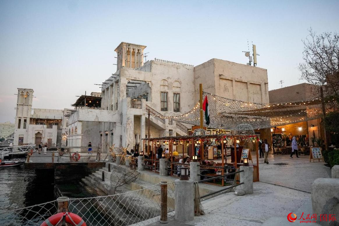 迪拜老街區(qū)一景。人民網(wǎng) 塔里克·易卜拉欣攝